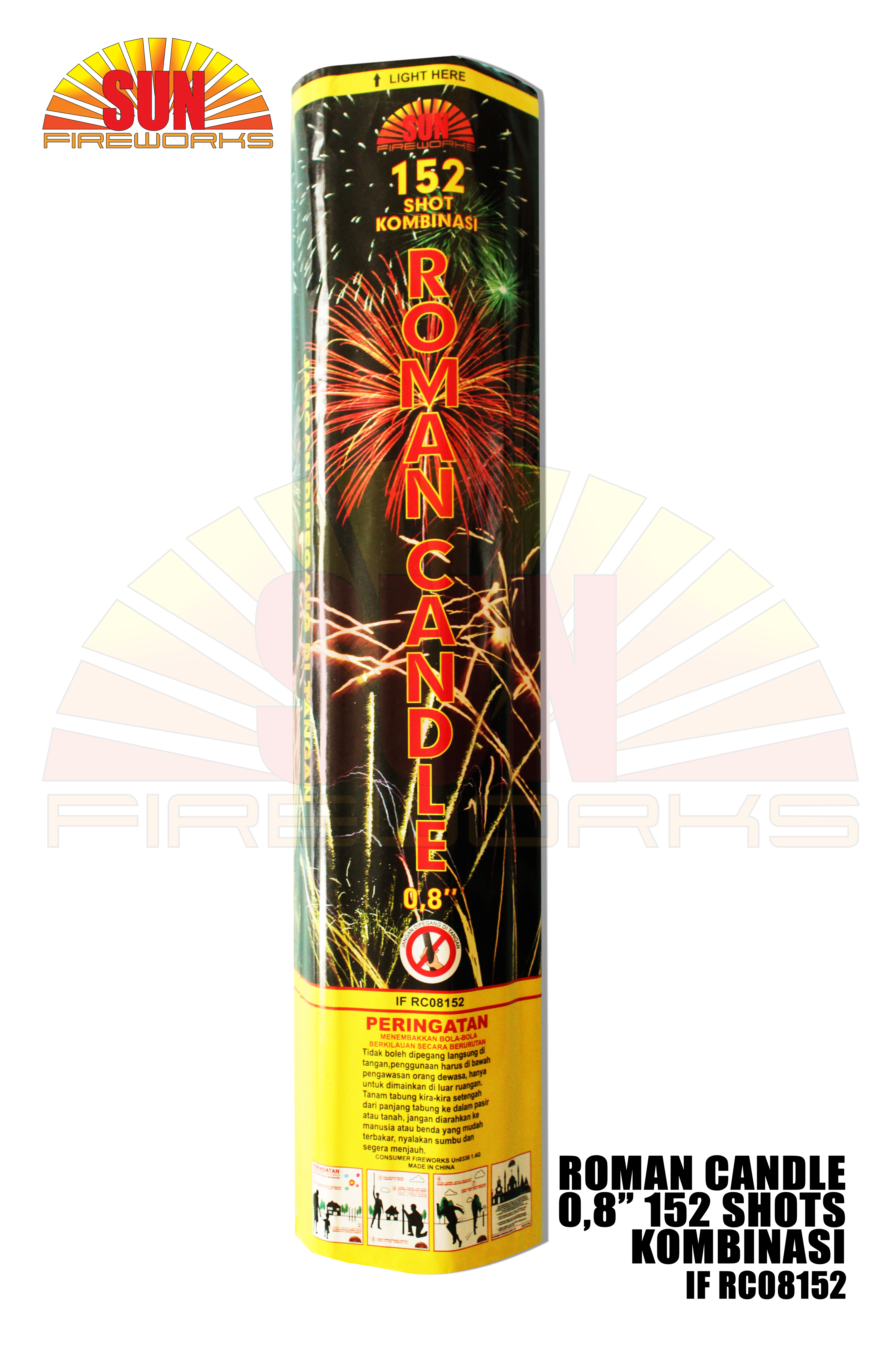 roman candle 152 shot IF RC08152 kombinasi
